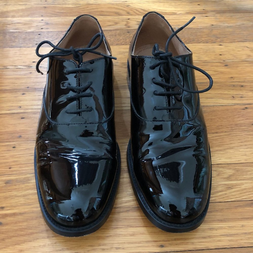 Florsheim Kingston Oxford BLK Patent Leather Shoes